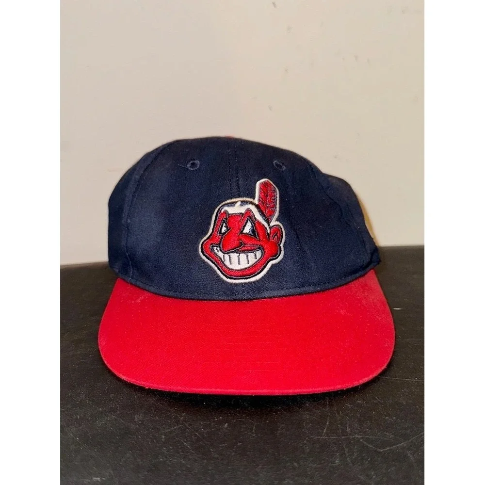 Vintage 90's MLB Kids Youth Hats‎ Bundle White Sox, Red Sox, Indians, Reds (4)